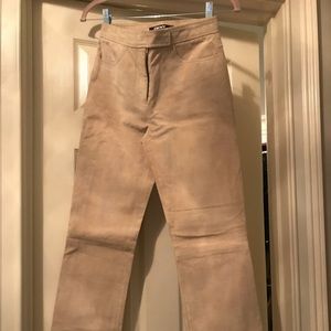 Beautiful DKNY black label suede pants